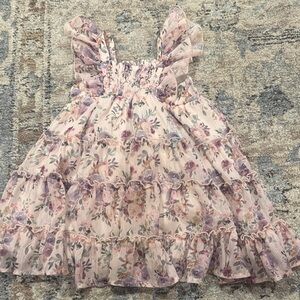 Darling Cheeky Plum Floral Dress 3T